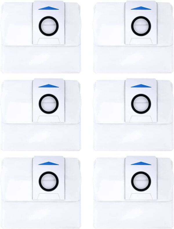 Hygieia 6 Pack - Dust Bags - For Ecovacs Deebot T10, T20 and X1 Omni Series Auto Empty Stations - Image 2