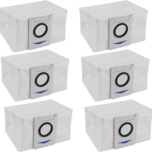 Hygieia 6 Pack - Dust Bags - For Ecovacs Deebot T10, T20 and X1 Omni Series Auto Empty Stations