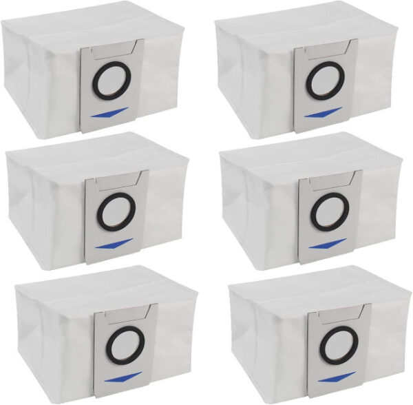 Hygieia 6 Pack - Dust Bags - For Ecovacs Deebot T10, T20 and X1 Omni Series Auto Empty Stations