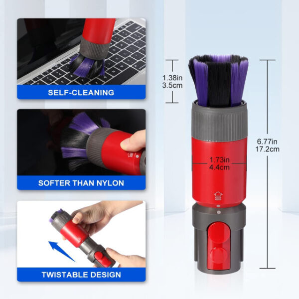 Hygieia Self cleaning Dusting Brush - For Dyson V7, V8, V10, V11, V12 & V15 - Image 9