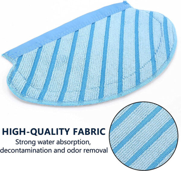 Hygieia Reusable Mopping Pads (2 Pack) - For Ecovacs Deebot Ozmo 700, 750, 920, 950, T5, N5 & N7 - Image 3