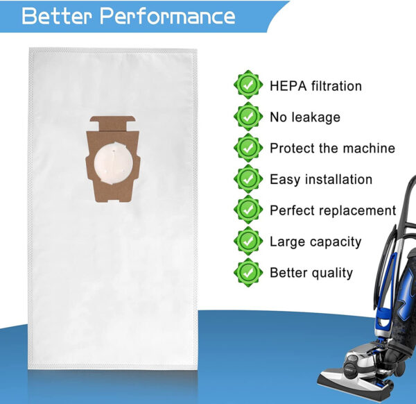 Hygieia 10 Pack - F Style Vacuum Bags - For Kirby Avalir, Sentria & G Series