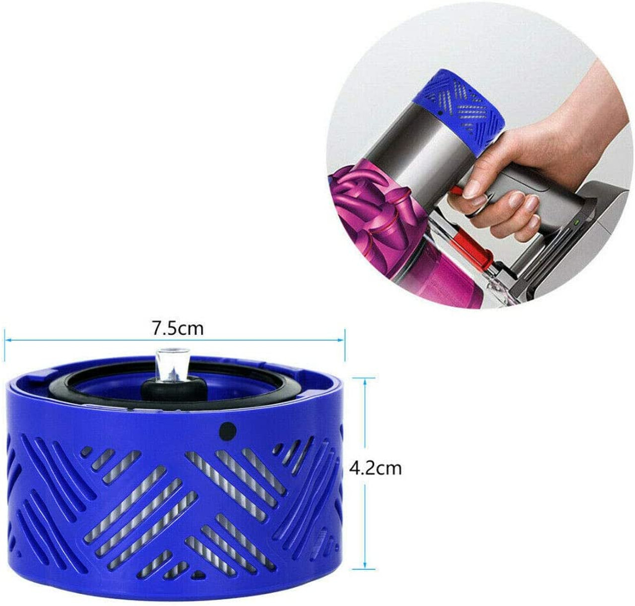 Hygieia HEPA Filter (Post Motor) - For Dyson V6 Absolute, V6 Hepa & DC59 Motorhead - Image 2