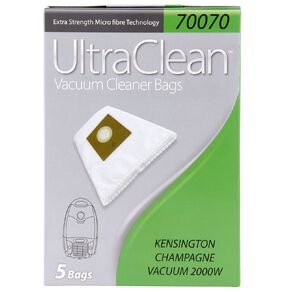 Ultra Clean Vacuum Bags For Kensington Champagne 5 Pack