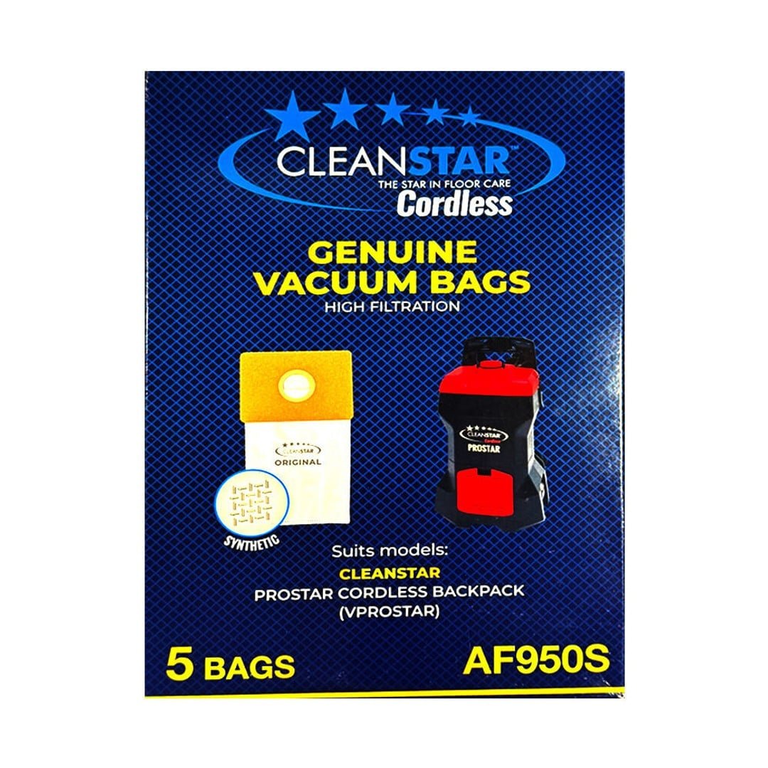 Cleanstar VacBag for Prostar Backpack Vaccum Cleaner 5 Pack Synthetic AF950S - Image 3